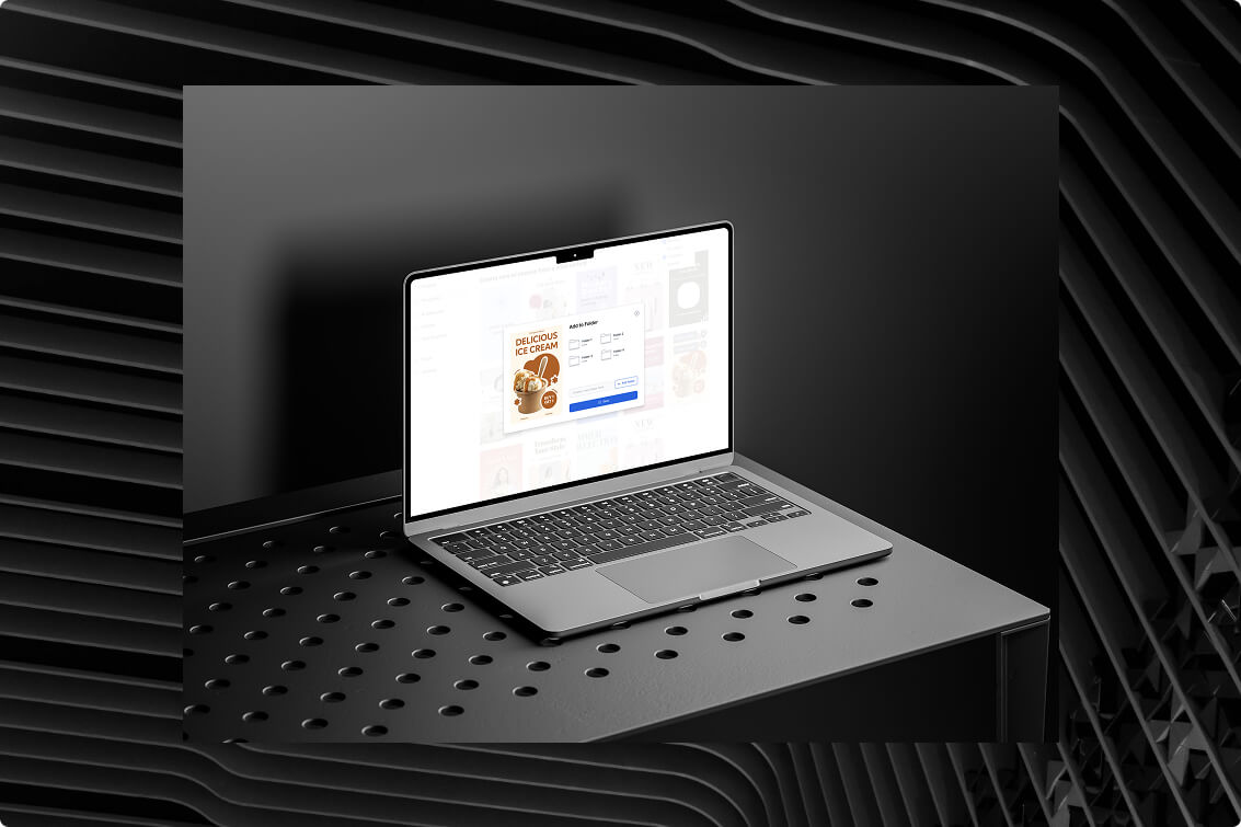 Beep media product showing popup section