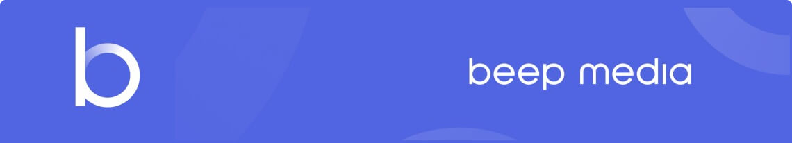 Beep Media title header