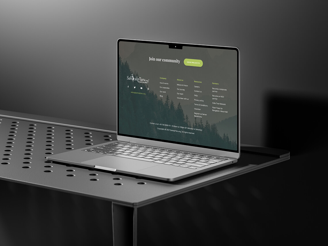 Sankalp Taru Footer